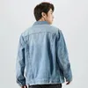 Men's Jackets Denim Jacket Spring And Autumn Fashion High Quality Cotton Men Navy Blue Black Nostalgic