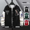 designer men varsity baseball koszulka płaszcza moda moda damska litera kurtki haftowe kurtkę literową single piersi topy pary męskie ubranie