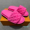 Sandali firmati da donna coppie piscina sandali da donna in pelle famosi con plateau scarpe piatte estive