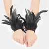 Bangle Chiffon Feather Bracelet Cuff Shawl Holiday Party Costume Accessories For Masquerade Show