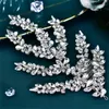 Fermagli per capelli HP576 Pettine con strass Accessori per clip da sposa in cristallo Copricapo da sposa bohemien Fascia per capelli da sposa Tiara Copricapo da donna