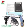 Radio Aircraft Fullband Vhf Radio Portable Fm Am Sw Radio Vhf Cb 30223mhz 2528mhz Air 118138mhz with Dual Alarm Clock