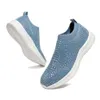 Belos Women's One Diamond Mesh Water Step Walking Fashion Breseable Flash Sports Shoes 945 29591