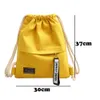 2023 New Canvas Drawstring Backpack Fashion School Gym Drawstring Bag Casual String Knapsack School Back Pack for Teenager Women