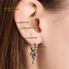 Ins French Niche Design Stud Irregular Vintage Style Delicate Cold High Fashion All-match Accessories Earrings Jewelry Gift Stores 2024