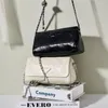 مصمم كيس كتف أسطوانة أسطوانات ، حقيبة أسود سلسلة رفرف جلدية حقيقية قابض سيدة كلاسيكية فاخرة كروس البقر ، حقيبة يد عالية الجودة
