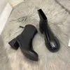 Сапоги Martin, женские осенне-зимние новые короткие сапоги на толстом каблуке на среднем каблуке, бежевые, белые, темпераментные, голые, модные, универсальные, тонкие и 230830