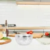 ボウルズハンド彫刻ボウルエル食器装飾的なクリエイティブダイニングホームシルバーカービング皿