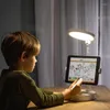 Bordslampor Fällbara LED-skrivbordslampor USB Portable Nightstand Night Light Eye Caring Reading Study for Kids Adult Living Room 180x53m