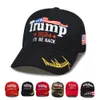 Justerbar Donald Trump Baseball Caps Herr Fashion Embroidery Letter 2024 Save Keep America Great Again Jag kommer tillbaka USA: s president Val Women Casual Snapback Hatts