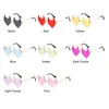 Sunglasses Sun Glasses Party Cosplay Halloween Decoration Rock Horn Fashion Devil Ear Heart Shape Rimless