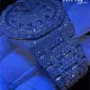 SuperClone Ap Diamond Diamonds Watch Pass Test Movimento al quarzo vvs Iced Out Sapphire Moissanite Diamond Watch Out Orologio Orologio da uomo Automatico di alta qualità I58