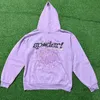 Heren Hoodies Sweatshirts Paars Sp5der 555555 2023ss Trui Heren Dames Young Thug Spider Web Star 555 WODC