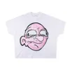 T-shirts hommes 2024 Blutosatire Malheureux Tee Hommes Femmes Rose Graphique Billdog T-shirt Dessin Animé Tops Oversize À Manches Courtes H24222