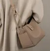 Hink lyxig axelväska kvinnor mjuk läder designer korgväska kohud läder crossbody väska lyxväska klassiker handväska tote handväskor