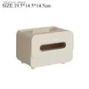 Tissue Boxes Napkins Tissue Box Household Living Room All-In-One Multi-Function Remote Control Sundry Compartment Organizer Can Do Cell Phone Holder Q240222