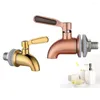 Bathroom Sink Faucets 1pcs Stainless Steel Beverage Drink Water Dispenser Wine Faucet Tap For Juice Bucket Ball Valve Jar