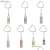 Key Rings Personality Design Resin Beer Bottle Beverage Key Chain Mobile Phone Bag Pendant Heart Ring Small Simation Jewelry Drop Del Dhdj1