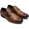 Josen Oxford da uomo con punta liscia, scarpe derby formali classiche