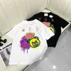 Designer Men's T-shirts 23SS Bear Print Mens T-shirts Round Necy Luxury Brand T-shirts Designer Man Women V4 Tshirt Summer Summer Soufflement Courte courte XRSS458X