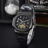 Wysokiej klasy męski zegarek luksusowy ruch mechaniczny retro pusta design 40 mm casual Casual Stagal Steel Męski zegarek