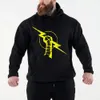 2024 الخريف/الشتاء الجديد المصارع الشهير CM Punk Mens Black Hoodie Street Sports Pulley Returns 240222