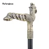 Koperen Phoenix Lange Staart Wandelstok Mode Wandelstok Gentleman Luxe Crosier Knop Wandelstok 93cm