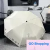 Luxe modemerkparaplu Automatische dubbele parasols Heren en dames Beschermend voor tweeërlei gebruik