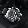 Topmerk luxe mode duikhorloge heren waterdichte luxe horloges quartz horloge roestvrijstalen wijzerplaat casual bracele horloge