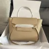 Высокое качество 1 1 Нано-поясная сумка 2 размера Роскошная сумка Ava Модная женская дизайнерская сумка Женская сумка-кошелек из натуральной кожи Кошелек-клатч Сумки через плечо Верхняя ручка Белая