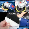 Sanders Tch Waxing Hine With 16V Lithium Battery Portable Cordless Car Polisher 5-Level Adjustable Speed Polishing M10 Thread Drop D Dha0K