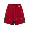 Heren schilderen Shorts Casual Splash Square Men Gallerydept shorts basketballen shorts voor golf Europese en Amerikaanse High Street Sports Shorts Camo Loose Shorts 1NH3