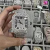 Orologio da uomo di lusso Ap Diamond Diamonds Watch Pass Test Movimento al quarzo vvs Iced Out Sapphire Moissanite Diamond Watch Out Orologio Orologio da uomo Automatico di alta qualità L6