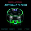 Trockner professionelle Tattoo Netzteil Aurora 2 Quell -Touchscreme -Upgrade Digital LCD Neue Mini -LED -Touchpad Tattoo Supplies