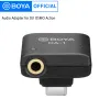 Microphones BOYA OA1 Mini Microfon Audio Adapter with 3.5mm TRS Microphone Port TypeC Charging Port Replacement for DJI OSMO Action Camera