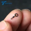 صناديق 100 X Flexi Ring Ring مع حلقة المملكة المتحدة الحجم 8 11 والمملكة المتحدة 20 Micro Rigles لدريغ chod مفصلية منصة Carp Terminal نهاية معالجات