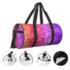 Sacs de plein air Coloré Low Sports Poly Texture Natation Sac de sport avec chaussures Sacs à main drôles Couple personnalisé Oxford Fitness