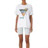 Дизайнерские мужские футболки Модельерская мужская футболка Свободная рубашка с принтом Casa Blanc Летний тренд с коротким рукавом Мода Повседневная Азиатский размер HYPKEWVX