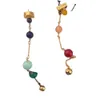 Loews Earrings Designer Women Original Quality Charm Fashion Colorful Earrings Colorful Stone Ball Long Irregular Earrings