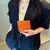 Vår 2023 Fashion Mini Wallet Women Multi -kort ID Holder Mynt Purses Kort plånbok PU LÄDER CLUTCH PURSE LITA MOIN POCK