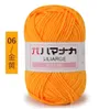 25G Baby Milk Sweet Soft Cotton Knitting Wool Yarn Thick Fiber Yarn Velvet Yarn Hand Knitting Wool Crochet Yarn for DIY Sweate