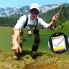 Finders Lucky Ff718licdt 2.8" Color Lcd Portable Fish Finder 200khz/83khz Dual Sonar Frequency 328ft Detection Sonar Echo Sounder