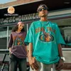Erkek Tişörtleri Hiphop Lideri Officiel Store Y2K Summer Street Kısa Kollu Üst Modaya Giyim Giysileri Kollu Kod 2024