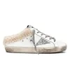 Goldenstar Sabots Designer Slides Slippers Luxury Italy OG Brand Shoes Mens Super Stars Sabot Fur Slide Platform