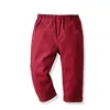 Frühling Und Herbst Kinder Hosen Jungen Baumwolle Hosen Für Baby Jungen Dünne Weiß Schwarz Kleinkind Hosen Casual Kleidung Jungen Hosen 240220