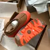 2024 Nueva Australia Bota de goma Tasman Fluffy Ug Bota Botas de plataforma para mujer Diseñador de nieve Ultra Mini Kid Tobillo Botines Zapatos casuales Zapatilla de piel Tazz Botas de invierno cálidas