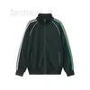 Herrjackor Designer Autumn Weaving Color Block Dragkedja Casual Sports Coat för herrtrenig ny stil EJZ3