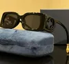 Lunettes de soleil de luxe hommes femmes lunettes de soleil marque lunettes de soleil hip hop mode classique léopard UV400 lunettes avec boîte lunettes de plage de voyage