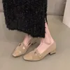 Elbise ayakkabıları Rome High Topuklu Kadın Yaz Meydanı Toe Chunky 2024 Moda Zarif Trendi Sığ Femme Pompaları Zapatos