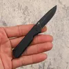 A2279 Coltello pieghevole piccolo D2 Lama con rivestimento in titanio nero TC4 Manico in lega di titanio Mini coltelli da tasca EDC